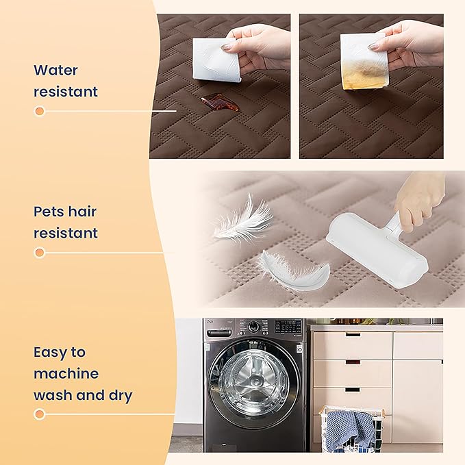 gogobunny 100% Double Sided Waterproof Dog Blanket Soft Pet Bed Cover Reversible Protect Furniture Couch Sofa Car for Puppy Cat Kids (Dark Chocolate/Light Chocolate, 30x30 Inch (Pack of 1))