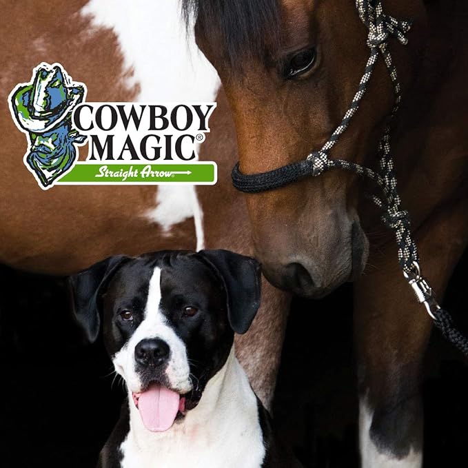 Cowboy Magic Greenspot + SuperBody Shine 16 Ounce each With Detangler & Shine 4 Ounce