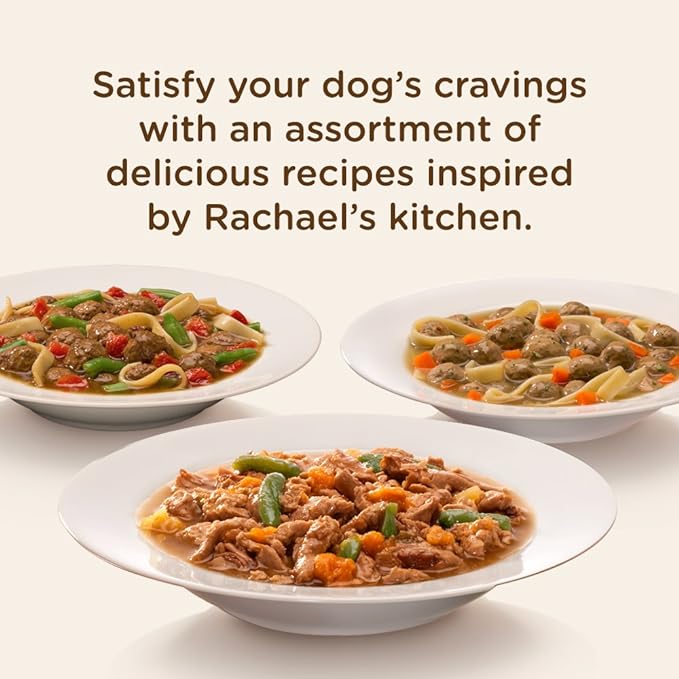 Nutrish Rachael Ray Wet Dog Food Variety Pack Hearty Recipes, 6-8 oz. Tubs, 2 Count