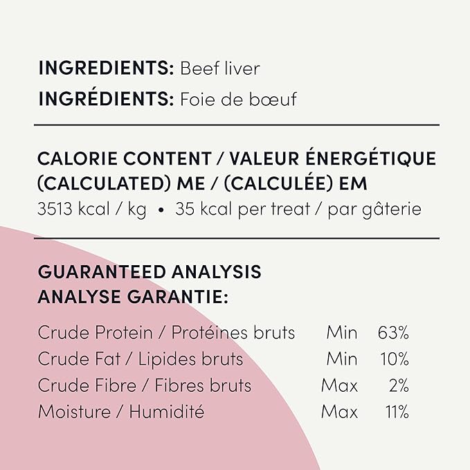 Crumps' Naturals Traditional Liver Fillets For Pets, 11.6-Ounce