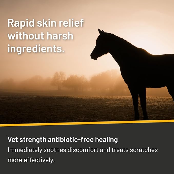 Silver Honey Rapid Relief 6oz Spray for Horses Only, Use for Equine Scratches/Pastern Dermatitis/Mud Fever/Dew Poisoning/Cracked Heels