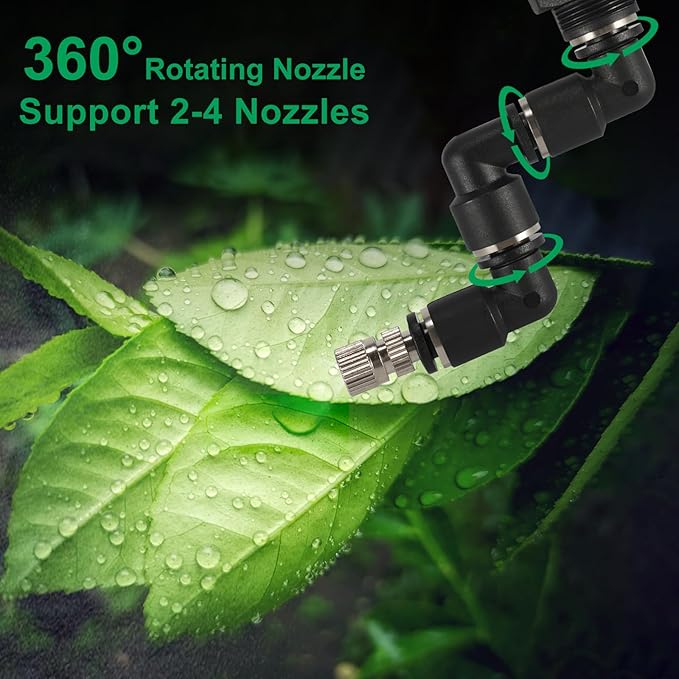 Reptile Mister With Inner Clock, Easy to Setup Misting Timer for Reptile Tanks, DIY Misting System for Amphibians, and Rainforest Plants