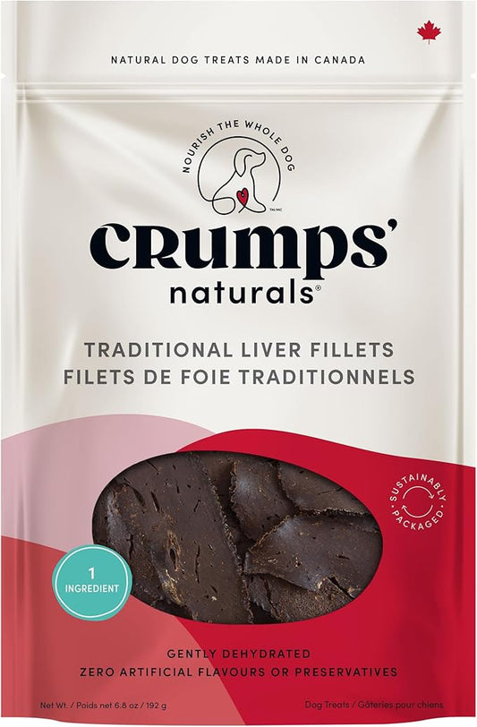 Crumps' Naturals Traditional Liver Fillets 6.8oz