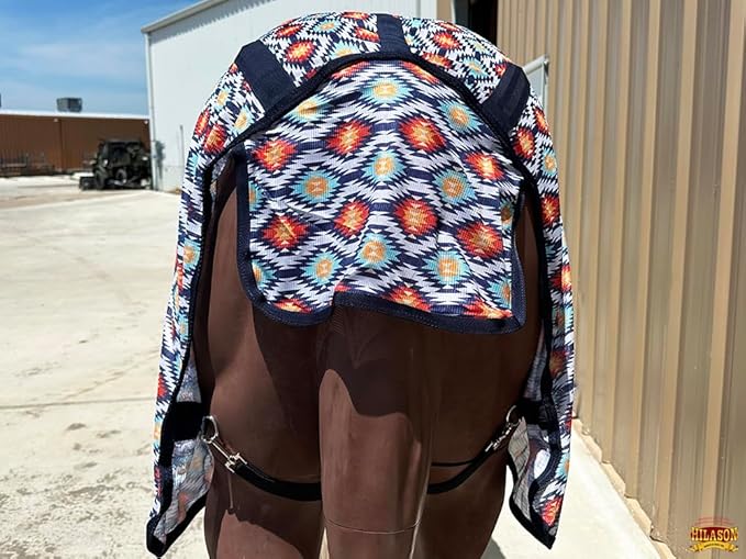 HILASON Horse Fly Sheet - Summer Spring UV Protection Mesh Bug Mosquito FlySheet for Horses | Fly-Sheet