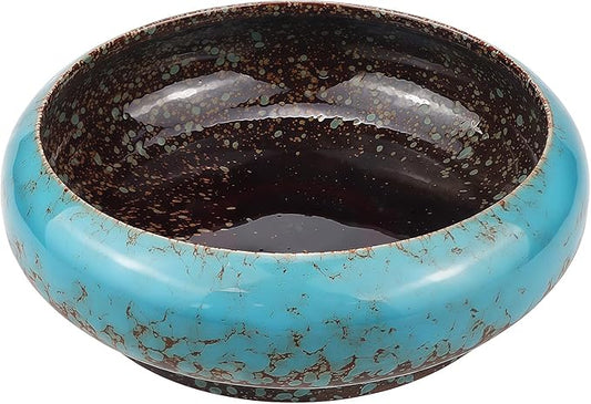 Garden Bowl Planter Lotus Flower Bowl Hydroponic Plant Succulent Ceramic Pots Glazed Cactus Flower Plant for Flowers Succulent Table Centerpiece