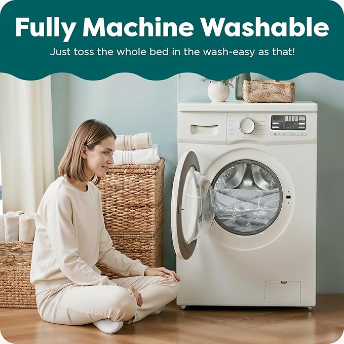 FurHaven ThermaNAP Self Warming Cat Mat/Dog Bed for Crates with Self-Warming Technology for Cozy Rest, Fully Machine Washable, Small, Plush Faux Fur, Gray