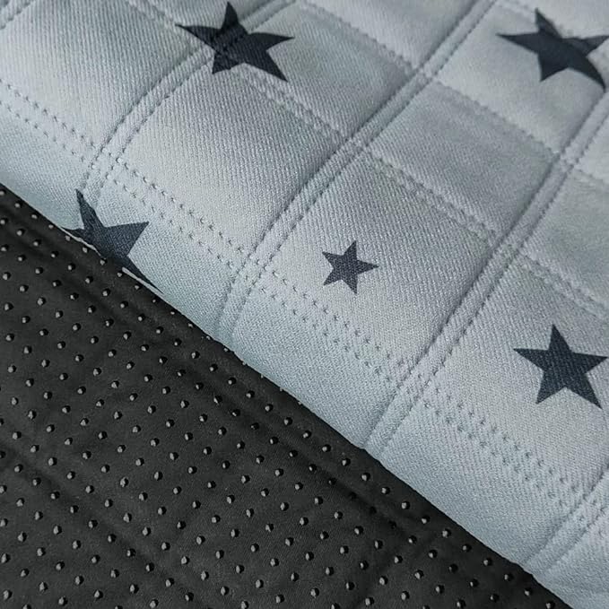 RIOUSSI Washable Pee Pads for Dogs, Reusable, Absorbent, Leakproof, Non Slip Pet Puppy Pads for Potty Training. Gray Stars, 24x36 Inch(4pack)