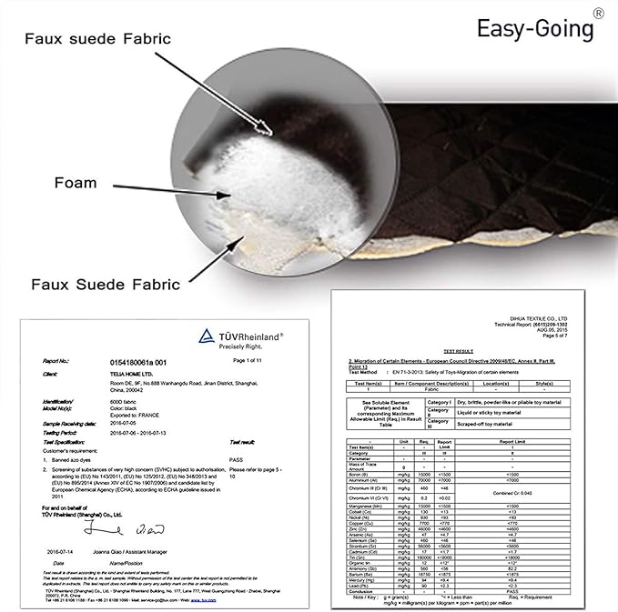 Easy-Going Chair Sofa Slipcover Reversible Sofa Cover Water Resistant Couch Cover Furniture Protector Cover with Elastic Straps for Pets Kids Children Dog Cat (Chair, Navy/Ivory)