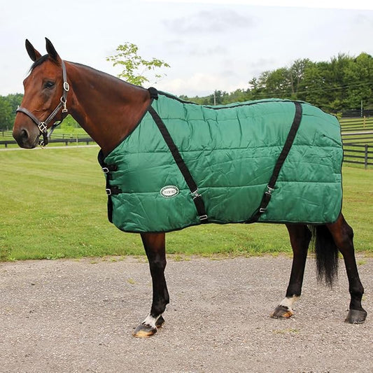 Country Pride Channel Quilt Stable Blanket (70, Green)