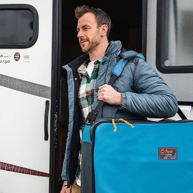 FXW Specialized Dog Playpen Storage Bag (Not Suitable for Other Brands), Designed for RV Trips, Fits 45" H 8 Panels and 9 Stakes│Patented