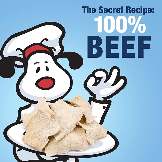 ValueBull USA Rawhide Chips, Chicken Infused, 25 Count - Natural & Safe, USA Beef Hide, Long Lasting, Chemical Free, No Artificial Flavors