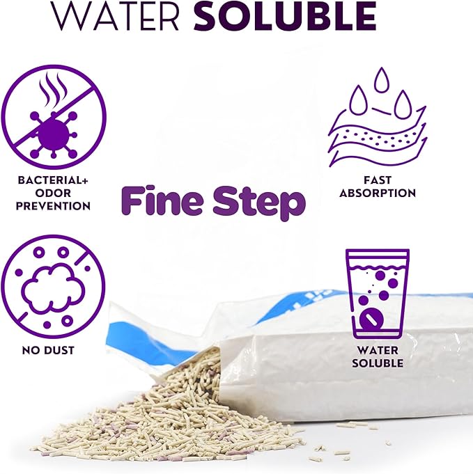 FreshWhisker Tofu Cat Litter, Ultimate Odor Control, Quick and Strong Clumping, Low Dust, Less Tracking, Less Cleanup, Longer Lasting Plant Based 5-in-1 Kitty Litter (Probiotic 5.5 LB Bag)