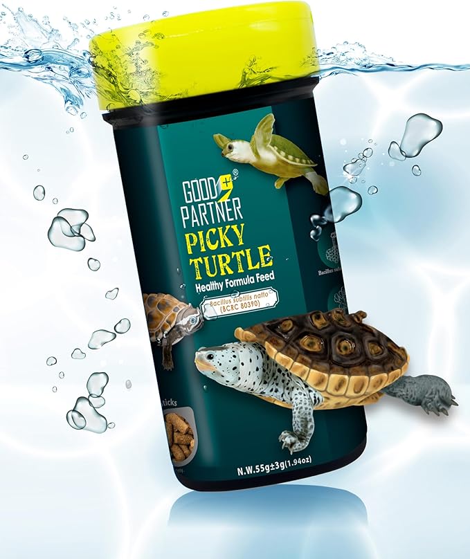 Purify Series for Aquatic Turtle Food, Suitable for Turtles and Red Eared Slider, Floating Sticks, Good for Shell Health and Growth, 1.94 oz (Pack of 1)