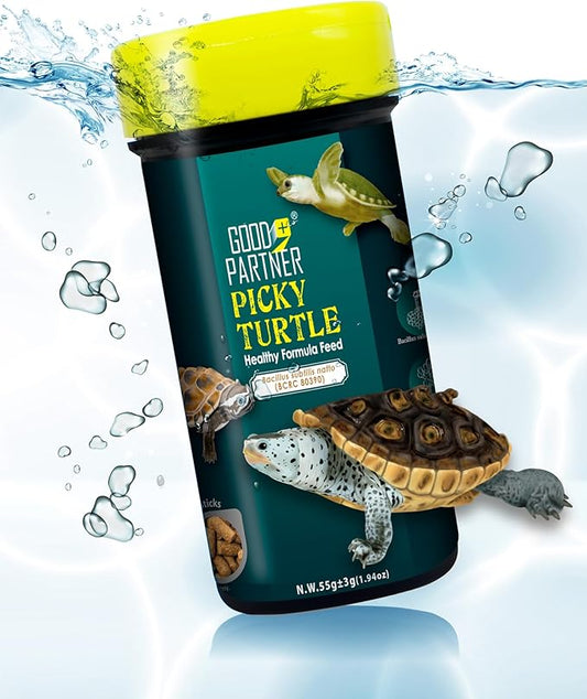 Purify Series for Aquatic Turtle Food, Suitable for Turtles and Red Eared Slider, Floating Sticks, Good for Shell Health and Growth, 1.94 oz (Pack of 1)
