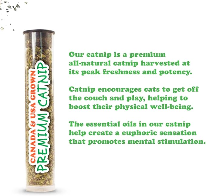 Meowijuana Get Spooked Bundle | Scarecrow Refillable Toy and Harvest Moon Blend | Promotes Play and Cat Health | Includes North American Organic Catnip