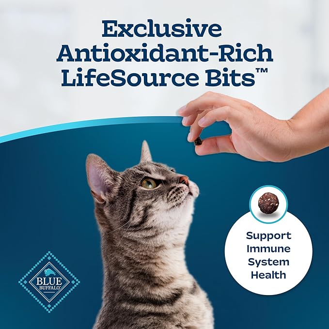 Blue Buffalo Tastefuls Adult Cat Dry Food, Multi-Protein Chicken & Turkey Recipe, 7-lb. Bag