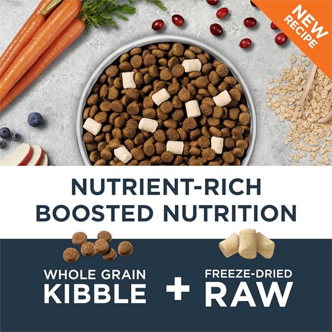 Instinct Raw Boost Puppy, Natural Dry Dog Food with Freeze Dried Pieces, High Protein, Whole Grain Recipe - Real Chicken & Brown Rice, 3.5 lb. Bag