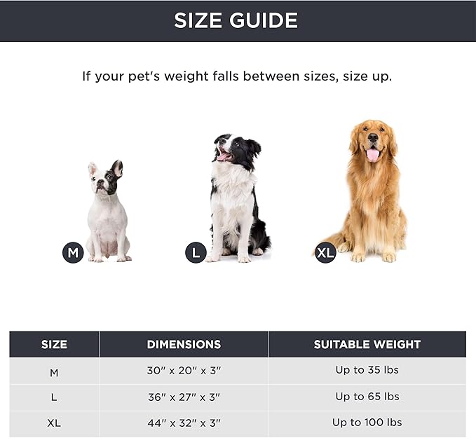 Bedsure Self Warming Dog Bed for Medium Dogs - Comfy Puppy Beds with Removable Washable Cover, Orthopedic Egg Crate Foam Pet Mat, Suitable for Pet Up to 30 lbs