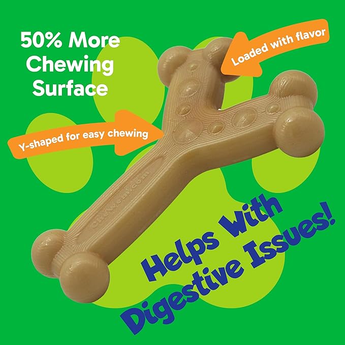 Chew'ems Durable Chew Toys for Small Dogs | Long-Lasting & Flavorful Chew Dog Toys, Small Dog Breeds | Chicken-Flavored (Pack of 2)