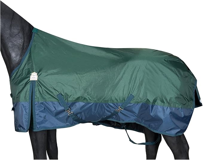 BARN & STABLE 420D Breathable&Waterproof Horse Sheet Summer Sheet for Horse with Removable Web Leg Straps