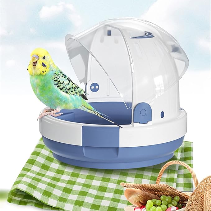 Bird House, Portable Clear Bird Parrots Transport Cage Window Carrier Bag Breathable Bird Carrier Travel Bag