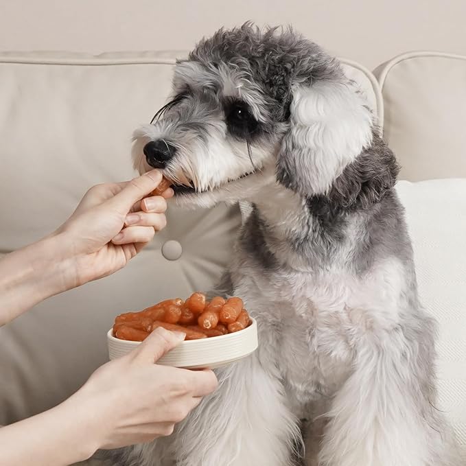 MON2SUN Soft & Chewy Chicken Sausage Dog Treats, 2 Inch, Grain-Free & Gluten-Free Recipe for Training Small to Large Dogs, 21.2 oz