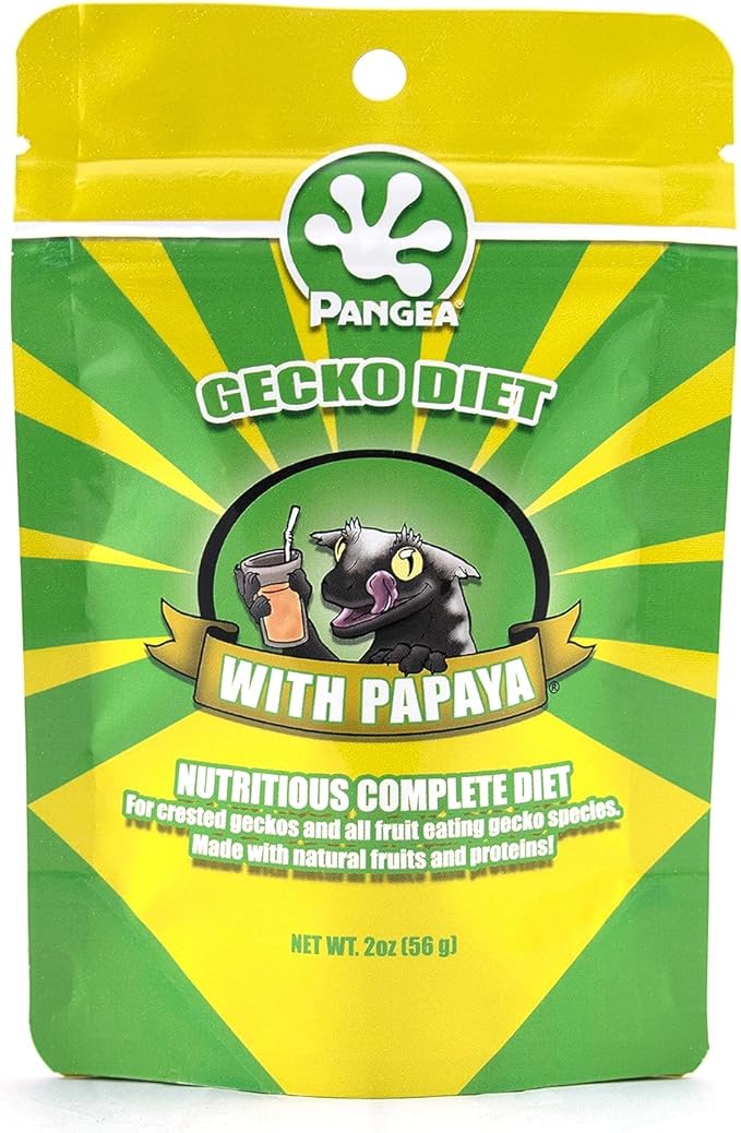 Pangea Gecko Diet Fig & Papaya Bundle - 2oz Fig & Insects and Papaya Diets
