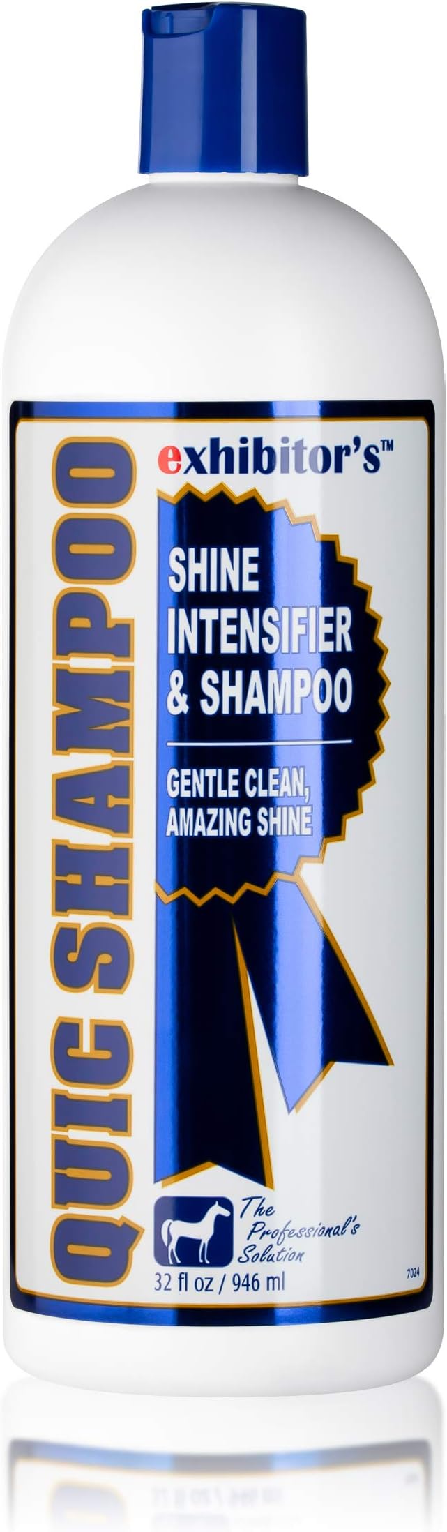 exhibitor's Quic Shampoo 32 oz for All Coat Colors Shine Intensifier, Clear