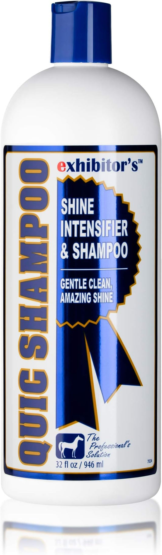 exhibitor's Quic Shampoo 32 oz for All Coat Colors Shine Intensifier, Clear