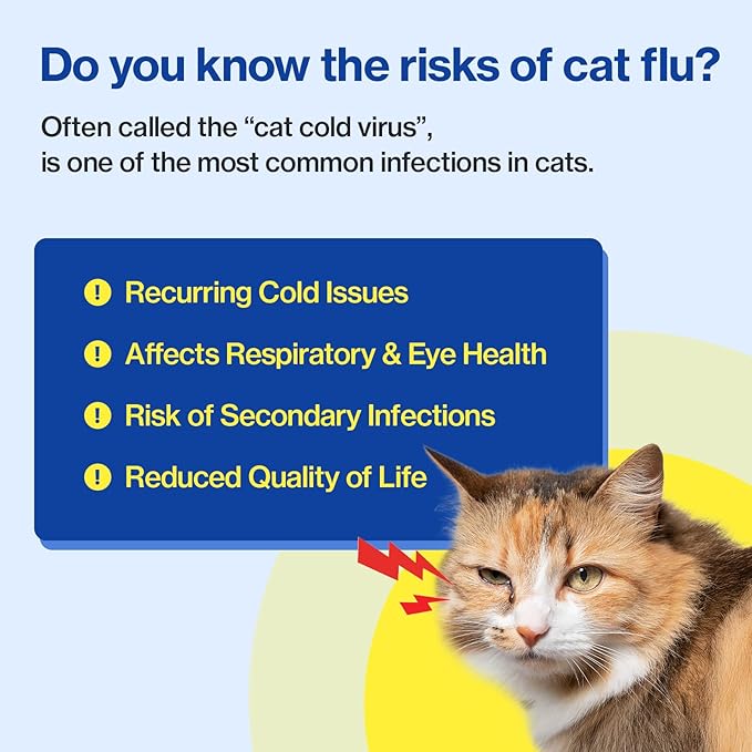 Doctor By FELYSIN L-lysine for Cats Lysine Supplements Immune Support Allergy Relief Sneezing Runny Nose Watery Eyes Respiratory Treatment with Beta-glucan, 30 Lickable Formula Individually Packaged