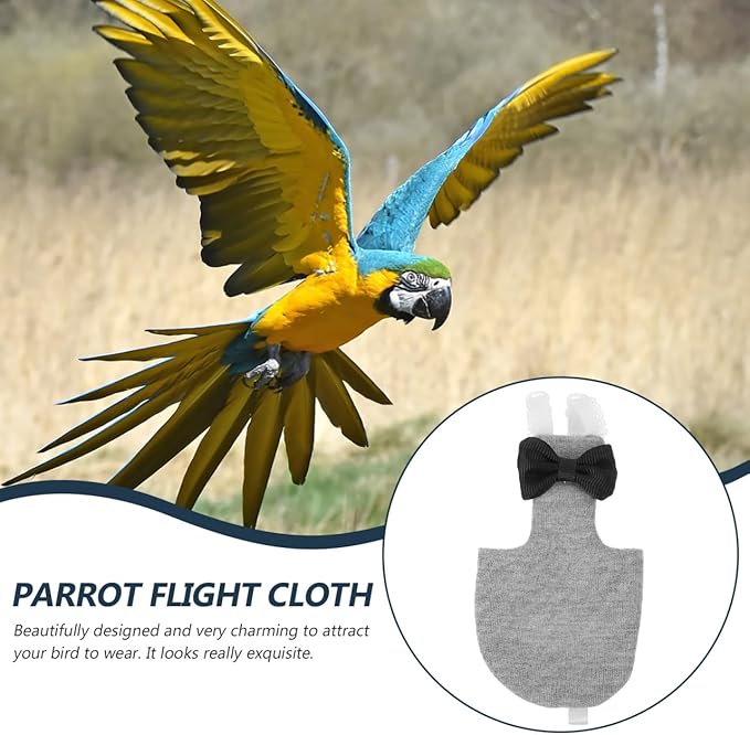 balacoo Bird Diapers Parrot Flight Suit: 4PCS Washable Flight Suite Liners Waterproof Pigeon Pants Flying Bird Diapers for Macaw Parakeet