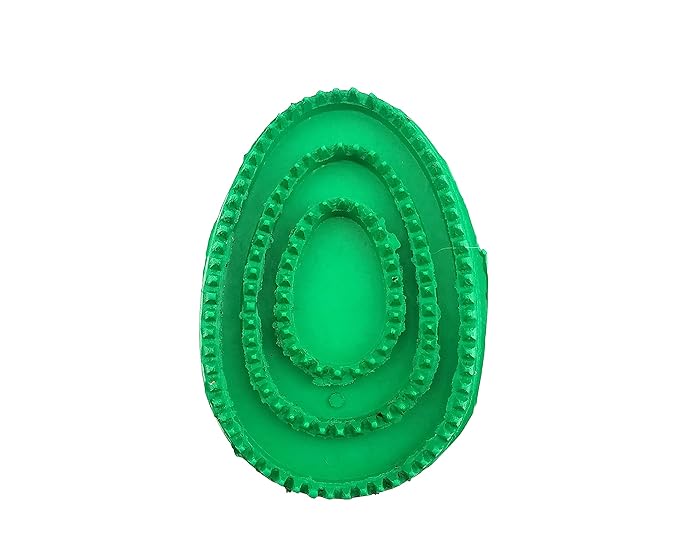 Grewal Equestrian Palm Fit Curry Comb (Dark Green)