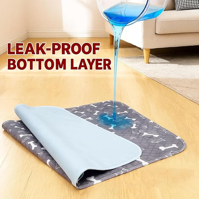 Puppypad Pee Pads for Dogs, 2026 Upgraded Washable Puppy Pad with Pheromones, PuppyPad.com Pee Pad - Leak & Odor Proof, Non-Slip Base, Easy to Clean & Reusable (Grey XS: 11.8" × 11.8")