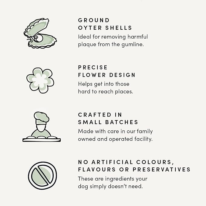 Crumps' Naturals Bacon Dental Dog Treats (10 count), 7"