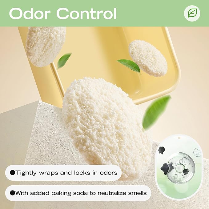 Natural Cat Litter Green Tea Scent, Plant-Based, Strong Clumping Litter, Odor Control, Easy Scooping, Clumps Lift Cleanly, Low Dust, 5.5 LB x 3 Bags