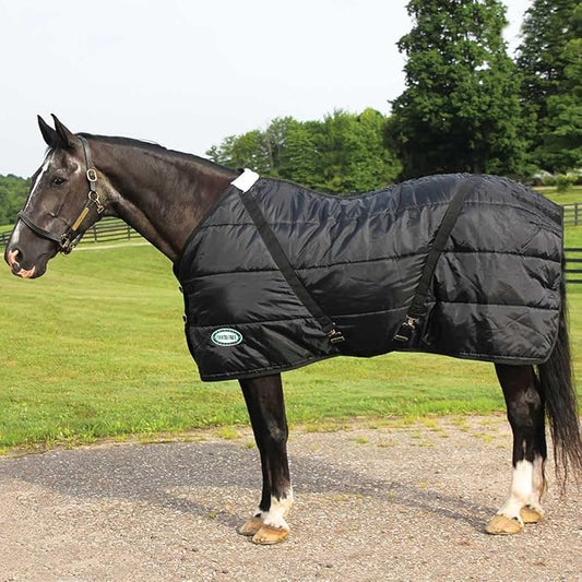 Country Pride Channel Quilt Stable Blanket (62, Black)