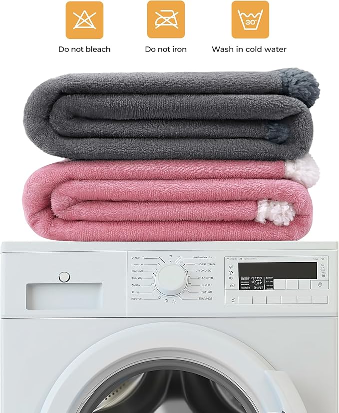 Luciphia Waterproof Bed Blanket Washable,Soft Sherpa Fleece Puppy Reversible Throw Blankets for Small Dog Cat,Furniture Cover Protector Couch Bed from Liquid Pee and Pet Fur, Light Grey, 40" x 28"