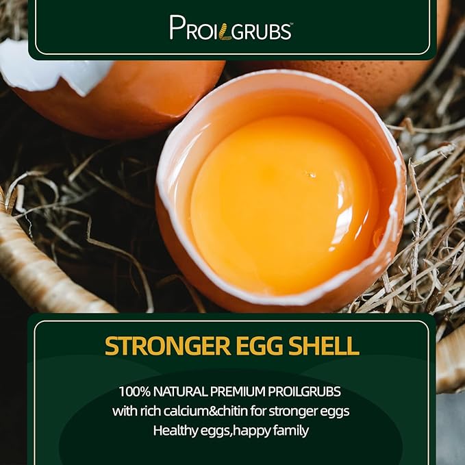 PROILGRUBS Dried black soldier fly larvae 5.5 lbs, 1 Count (Pack of 1)