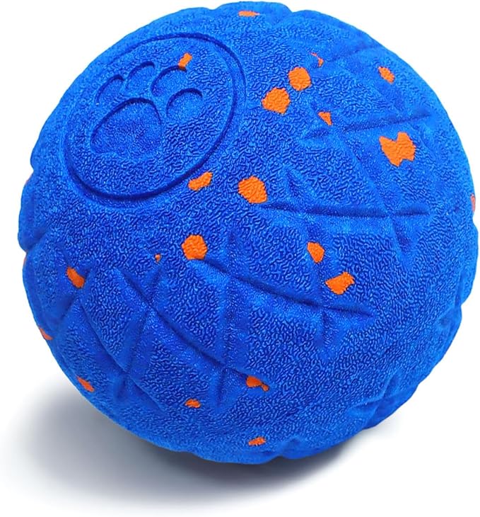 SCHITEC Smart Interactive Dog Toy Ball – Automatic Moving & Bouncing Balls for Large Dogs, Rechargeable Motorized Dog Ball, Stimulating Pet Toy for Active & Bored Medium Large Dogs (Blue)