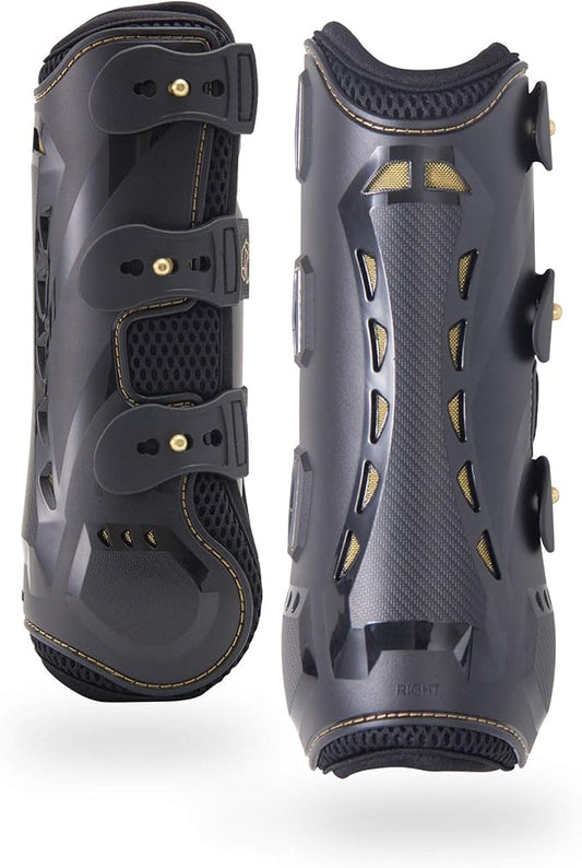 Kavallerie Classic Tendon Boots, Impact-Absorbing Material, Breathable & Evenly Distribute Pressure, Protect Tendon and Ligaments, Anti-Slip, Anti- Sore and Moisture Repellant Show Jumping Boots