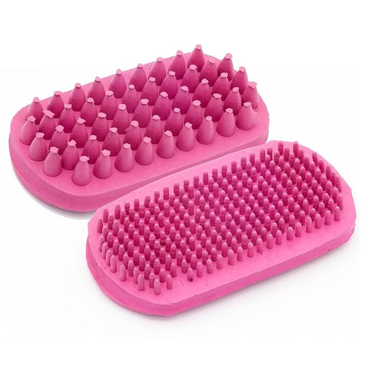 Grewal Equestrian Velvet Touch Groomer Set (Pink)