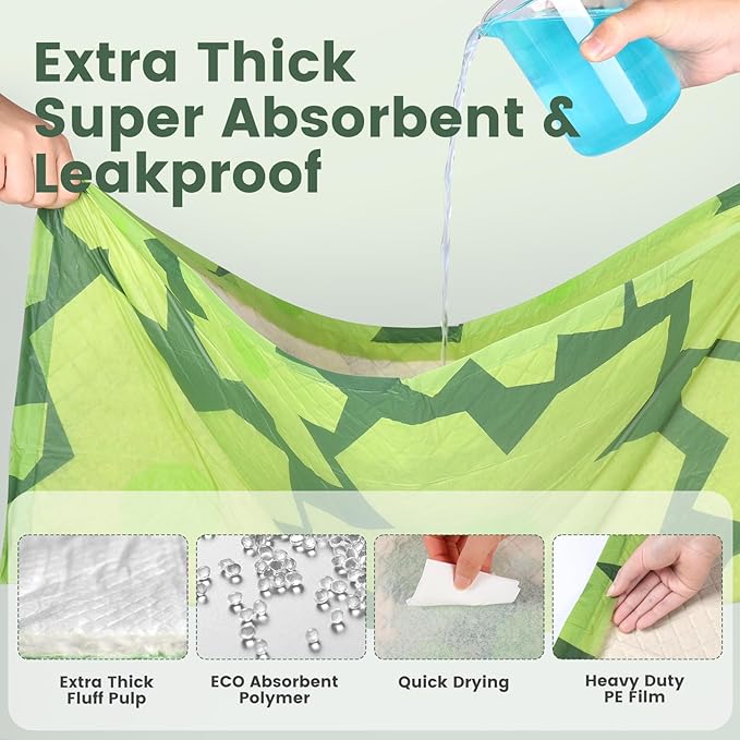 Gardner Pet Disposable Puppy Pads XL, 28" x 30" Dog Pee Pads for Dogs, Super Absorbent & Leak-Proof Full Edge-Wrapping Extra Thick Dog Potty Training Pads (50 Count)