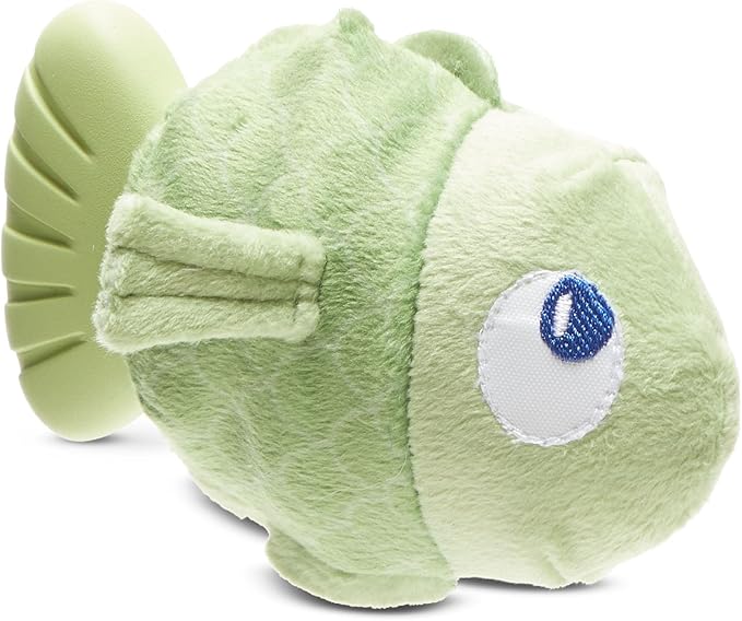 Barkbox Super Chewer Tough Dog Chew Toys for Aggressive Chewers, Plush 2 Toys in 1 (Drop The Bass - Small)