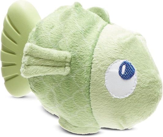 Barkbox Super Chewer Tough Dog Chew Toys for Aggressive Chewers, Plush 2 Toys in 1 (Drop The Bass - Small)
