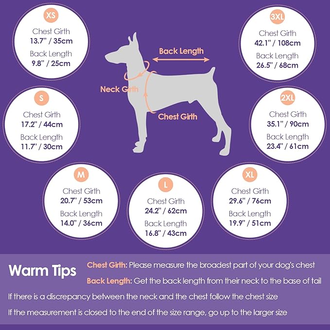 SUNFURA Dog Coat, XXXL Dog Jacket Winter with Harness Built in, Waterproof Pet Snow Jacket with Furry Collar for Chilly Day, Reflective Fleece Snowsuit for Extra Large Dogs, Burgundy 3XL