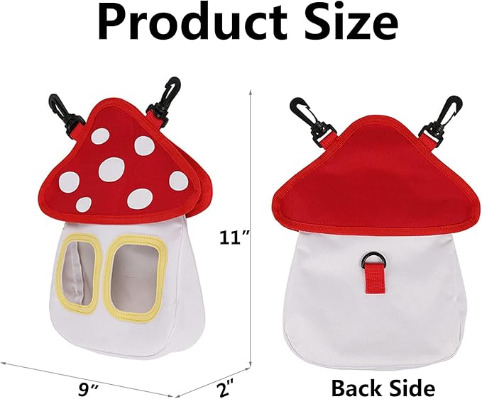 Bunny Hay Feeder, Hanging Rabbit Hay Feeder Bag for Bunnies Guinea Pigs Chinchillas Hamster