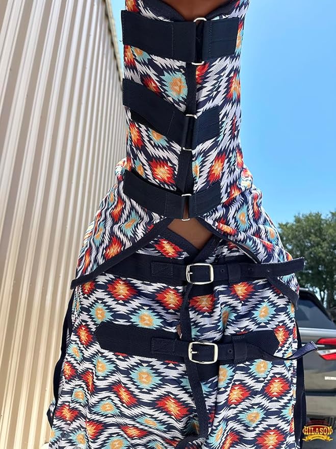 HILASON Horse Fly Sheet - Summer Spring UV Protection Mesh Bug Mosquito FlySheet for Horses | Fly-Sheet