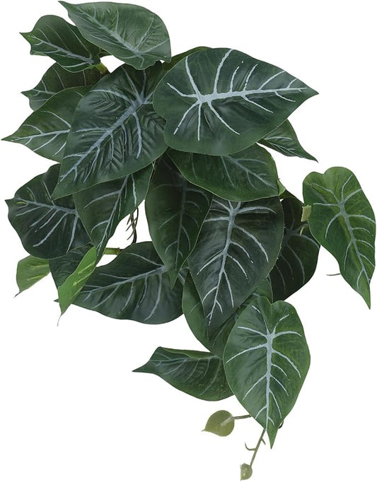 IBWell Fake Reptile Plants for Reptile Terrarium Plants, Reptile Plant Décor, Turtle Tank Plants with Suction Cup