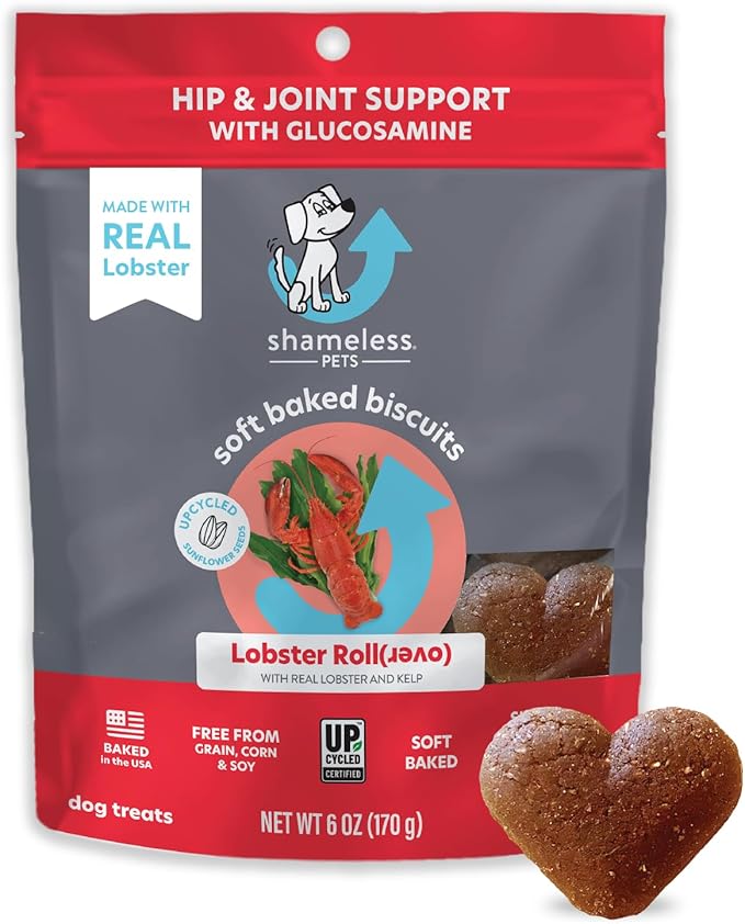 Shameless Pets Soft-Baked Dog Treats - Treats to Help Dog Health and Maintain Healthy Breath, Training Treats for Dogs, Made in The USA - 6 OZ