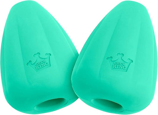Chew King by Mammoth Premium Treat Dog Toy, XL, Extremely Durable Natural Rubber Toy, Pack of 2, All Breed Sizes
